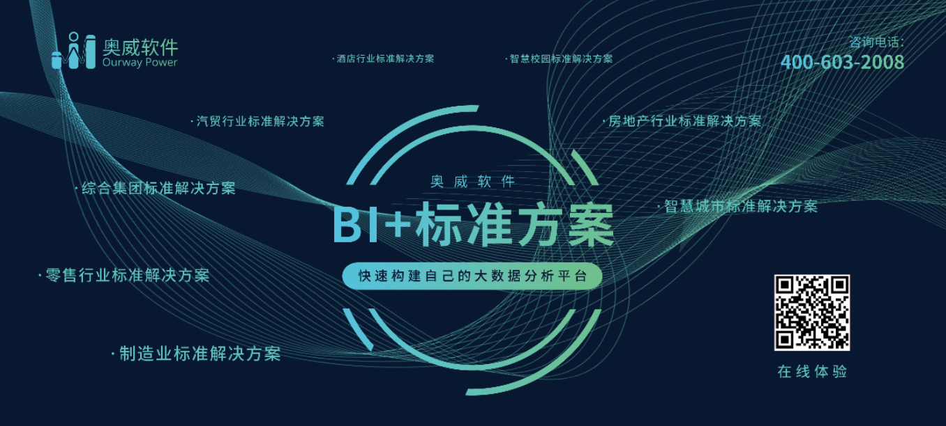 奥威BI可视化报表,BI系统