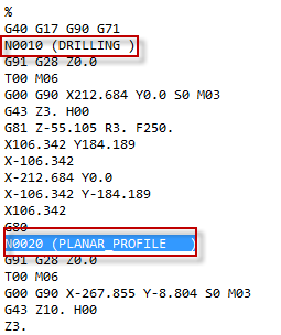 NX 后处理中incr命令的使用