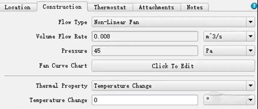 Flotherm中的离心风机建模