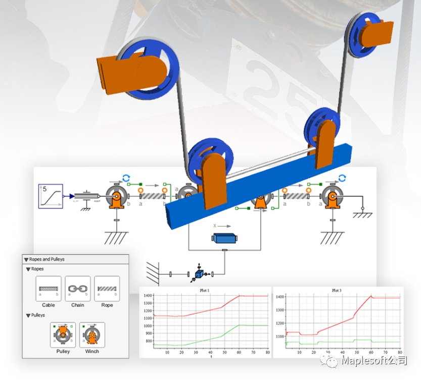 数字孪生 之 机器仿真｜绳索与滑轮库