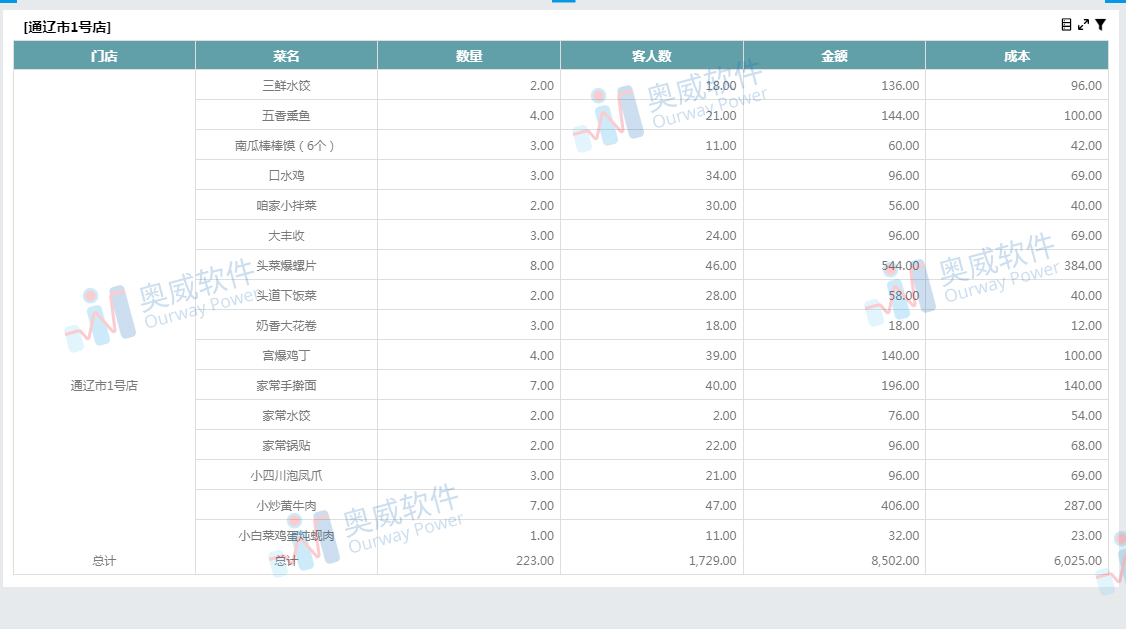 奥威BI数据可视化分析