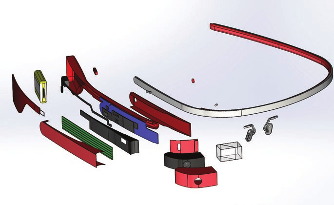 Simcenter Flotherm XT 用于谷歌眼镜热分析