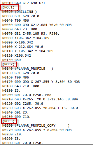 NX 后处理中incr命令的使用