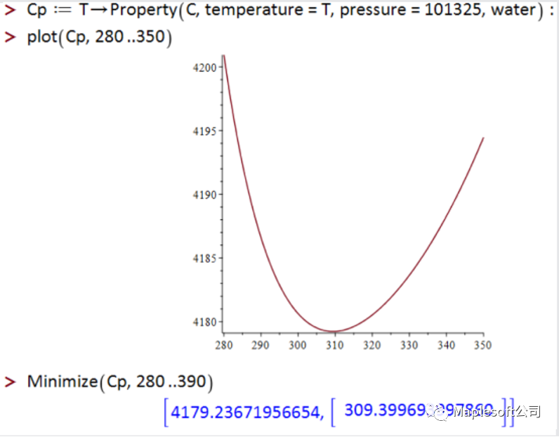 Maple 热工计算