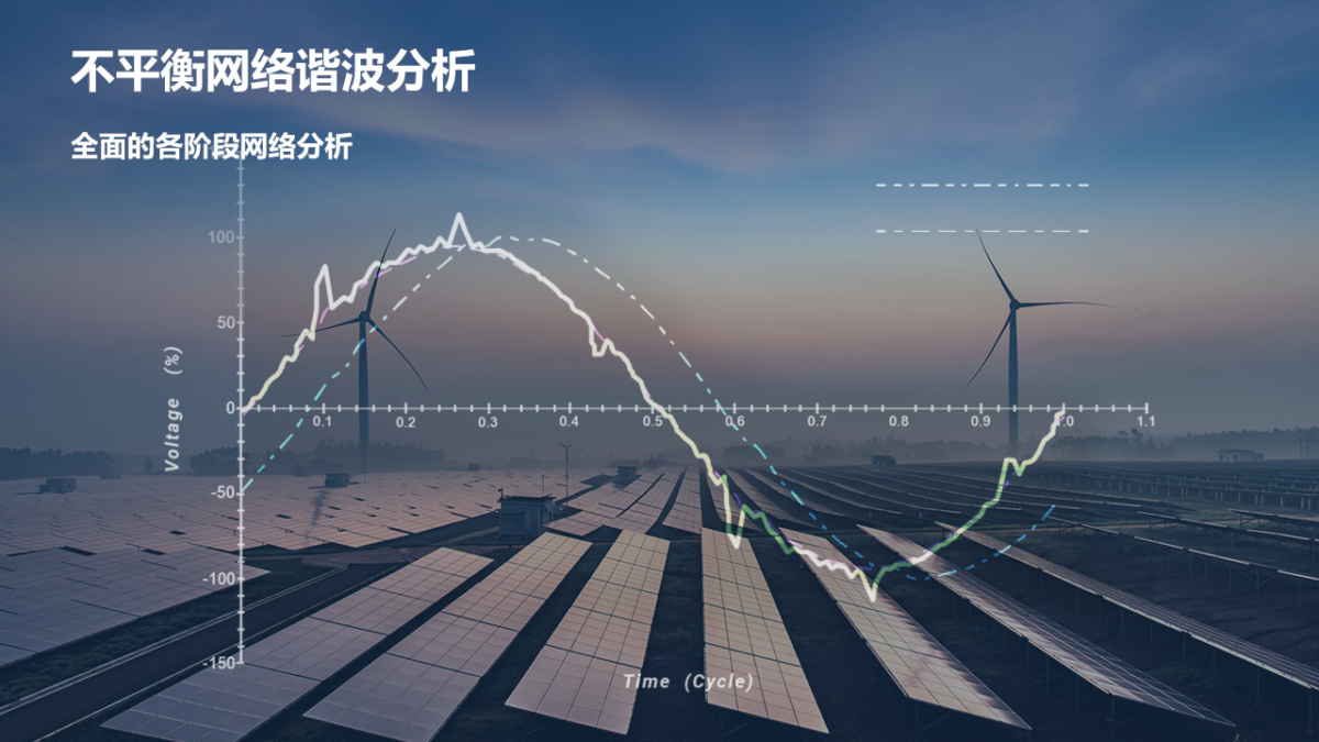 ETAP 不平衡网络谐波分析