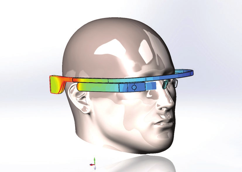 Simcenter Flotherm XT 用于谷歌眼镜热分析