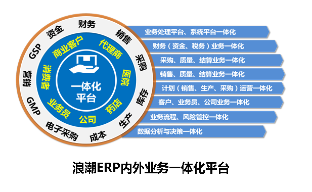 浪潮云ERP医药行业整体解决方案