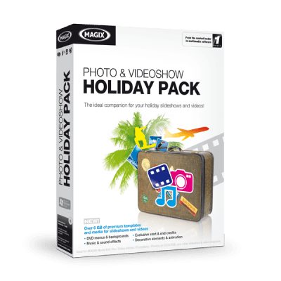 MAGIX Photo & Videoshow Holiday Pack